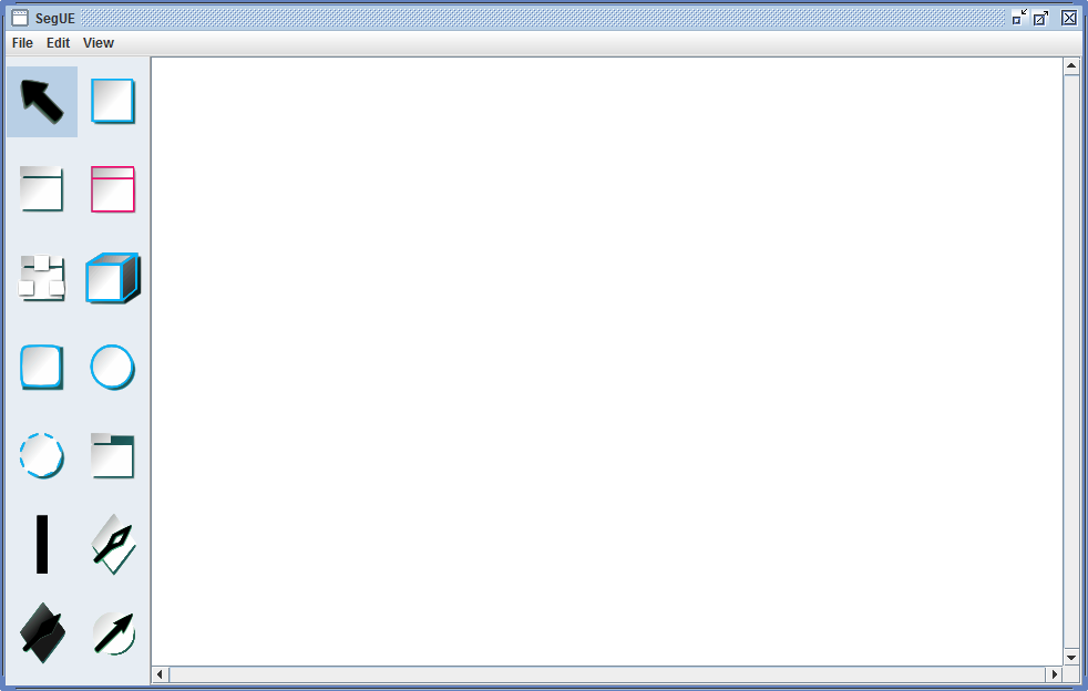 SegUE with toolbar hidden